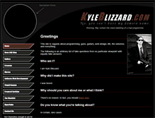 Tablet Screenshot of kyleblizzard.com